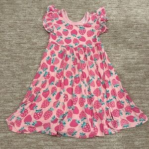 LITTLE SLEEPIES PLAY COLLECTION STRAWBERRY DRESS SIZE 4T